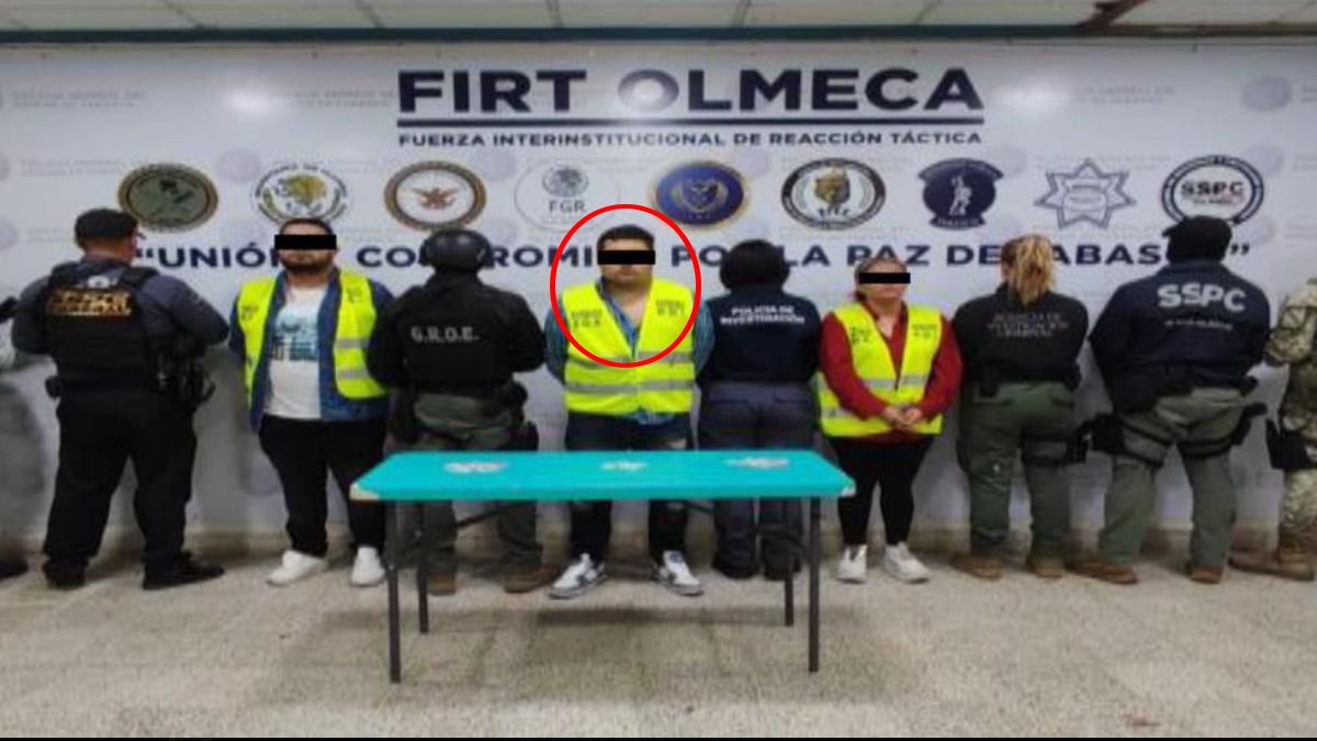 Detenido líder criminal de Macuspana