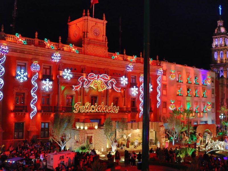 Encendido del nacimiento monumental en León (1)