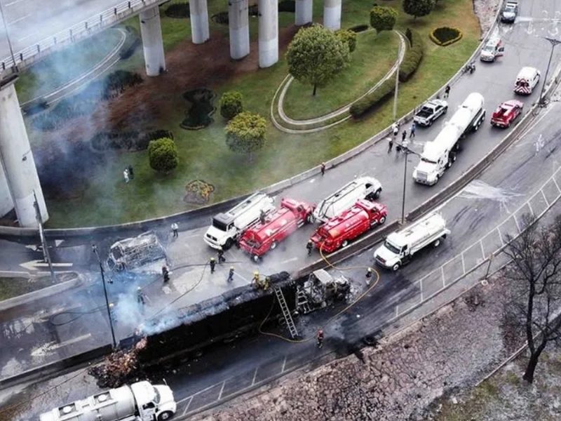 Acuerdos reparatorios por explosión de pipa en CDMX suman 480 mdp; responsabilidad fue de chofer