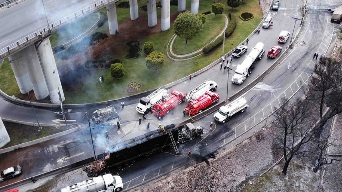 Explosión de pipa en CDMX