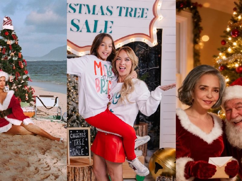 Famosos desean Feliz Navidad con increíbles fotos junto a sus seres queridos 