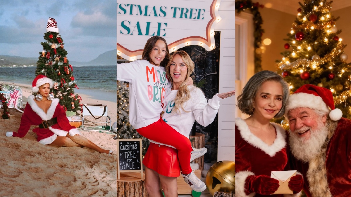 Fotos de famosos en Navidad 2025