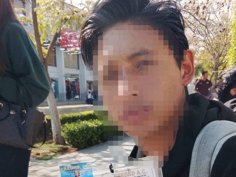 Sebastián recorre Hidalgo para agradecer al centro que lo rescató de las adicciones