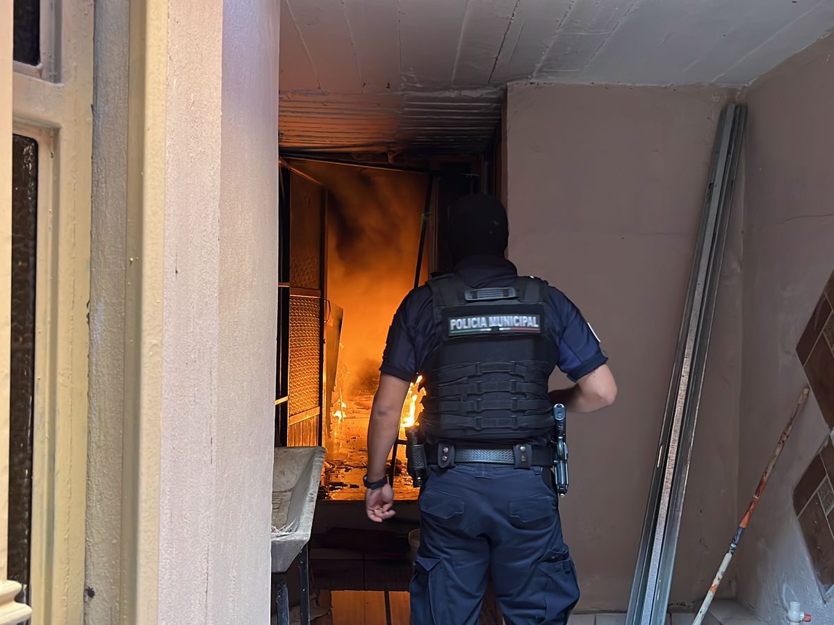 Mueren dos perros tras incendio en departamento del Centro de Irapuato