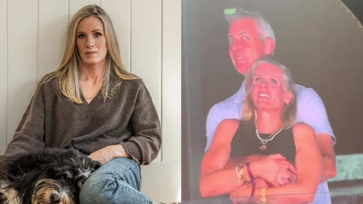 Kristin Cabot kiss cam Coldplay