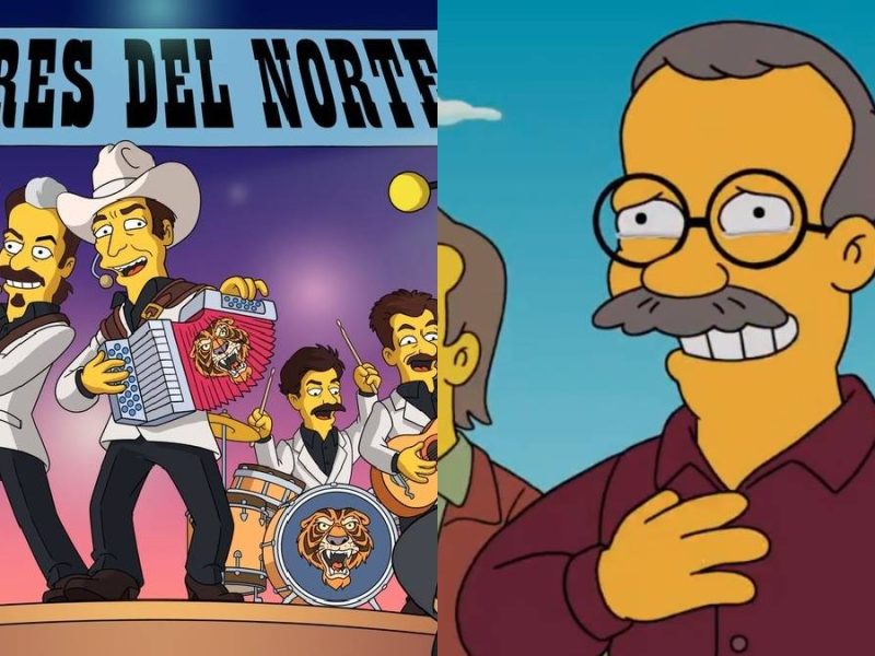 Histórico: Los Tigres del Norte y Humberto Vélez protagonizan homenaje a México en Los Simpson