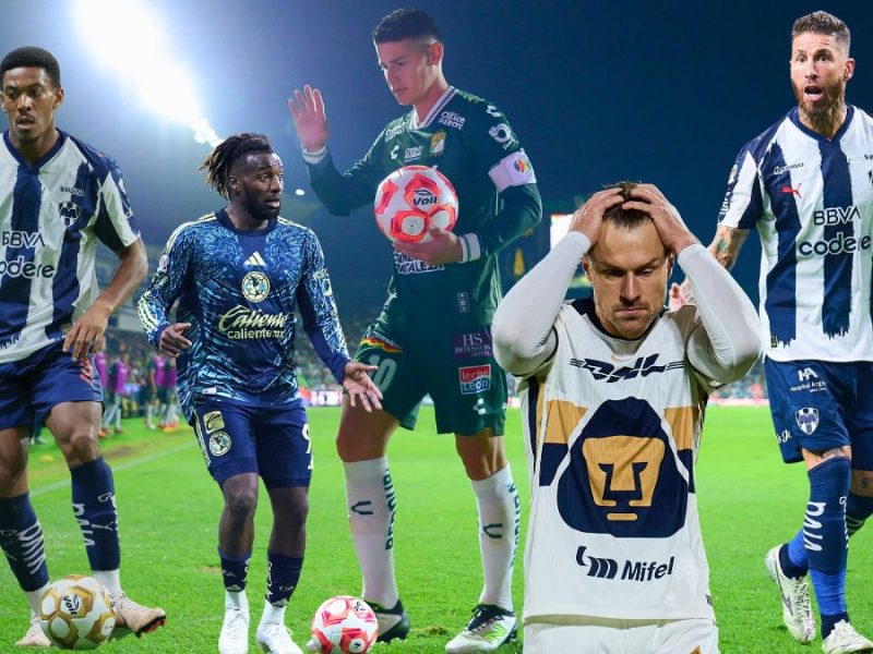 De James a Martial, las ‘bombas’ que no explotan en la Liga MX
