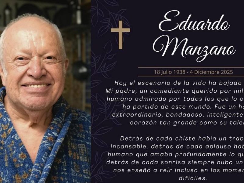 Muere Eduardo Manzano El Polivoz