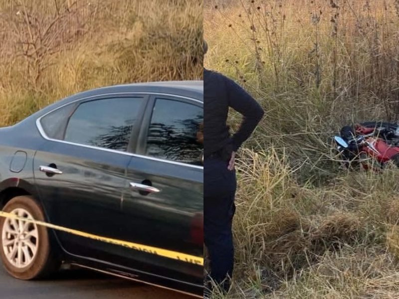 Motociclista accidente Comonfort