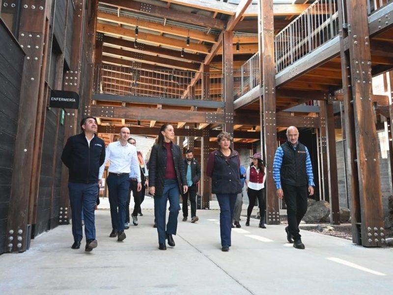 Presume Sheinbaum parque ecológico del Lago de Texcoco donde se construiría nuevo NAIM