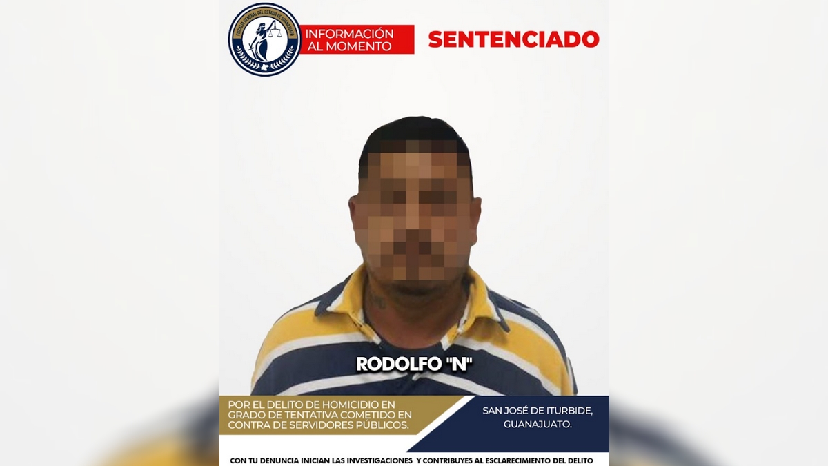 Sentenciado tentativa de homicidio contra funcionarios San José Iturbide