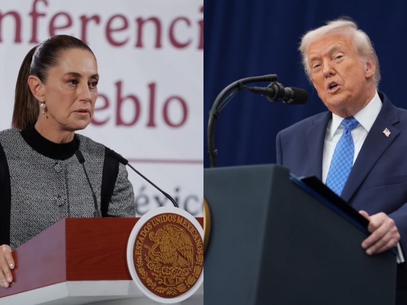 Claudia Sheinbaum y Donald Trump