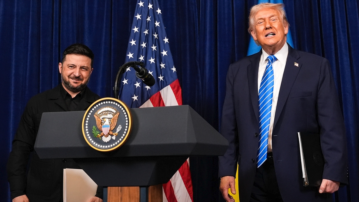 Volodymyr Zelensky y Donald Trump