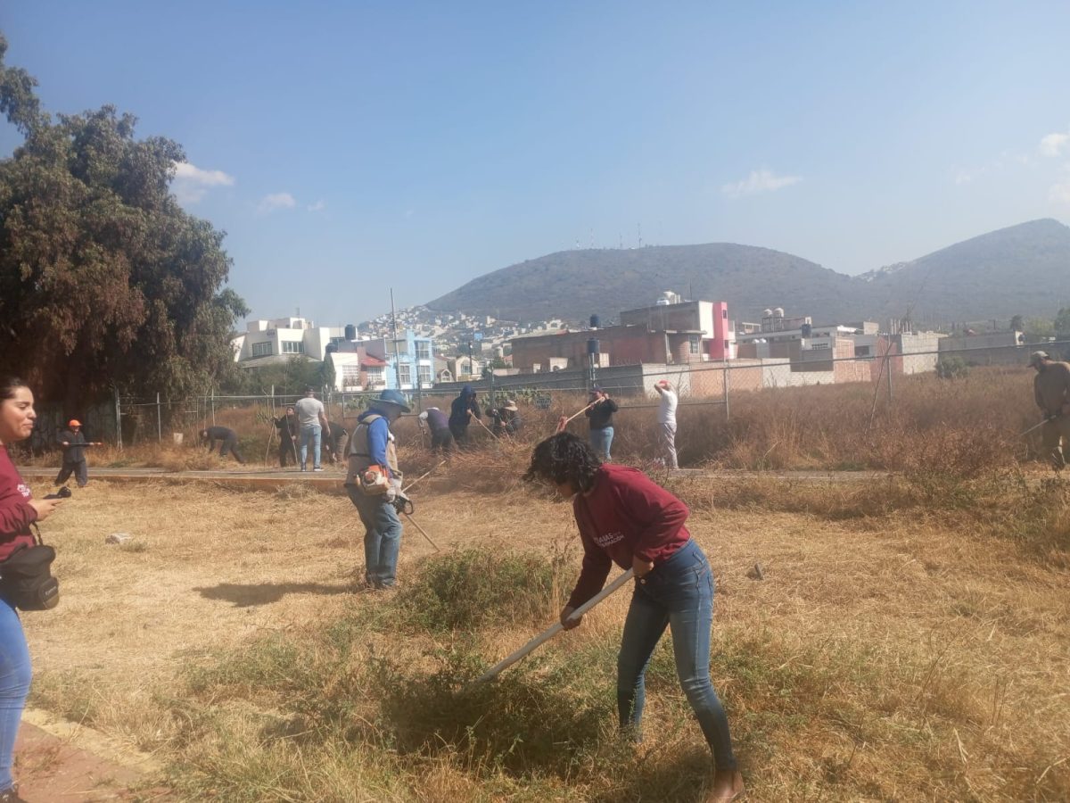 Así fue la última faena comunitaria en Pachuca