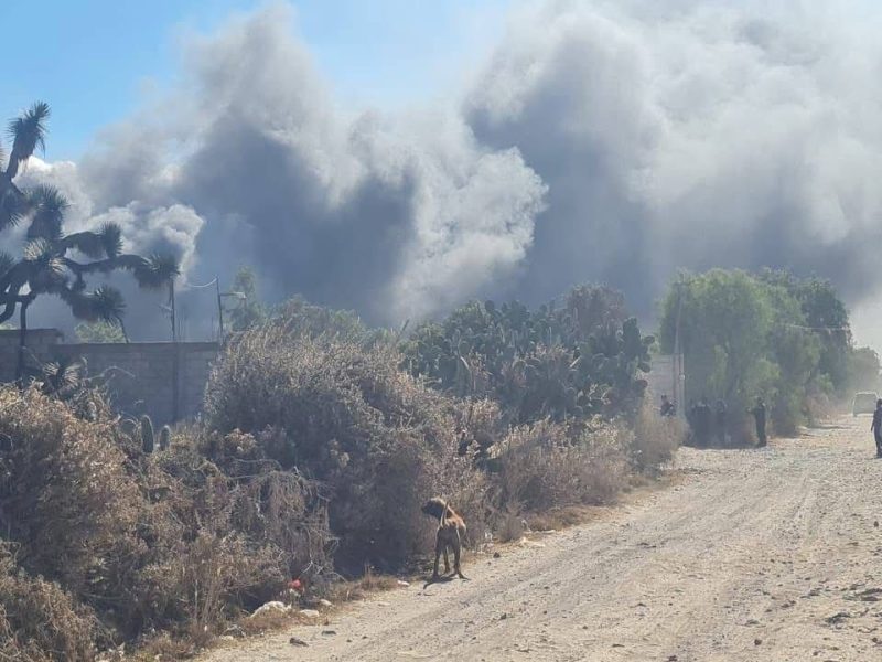 Incendios activos movilizan a cuerpos de emergencia en Pachuca