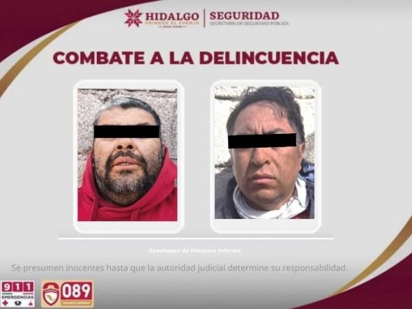 Cuatro detenidos y huachicol asegurado tras operativos en Tulancingo y Tepeapulco