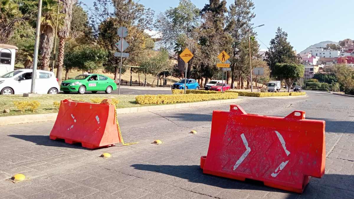 cierres viales en Guanajuato capital
