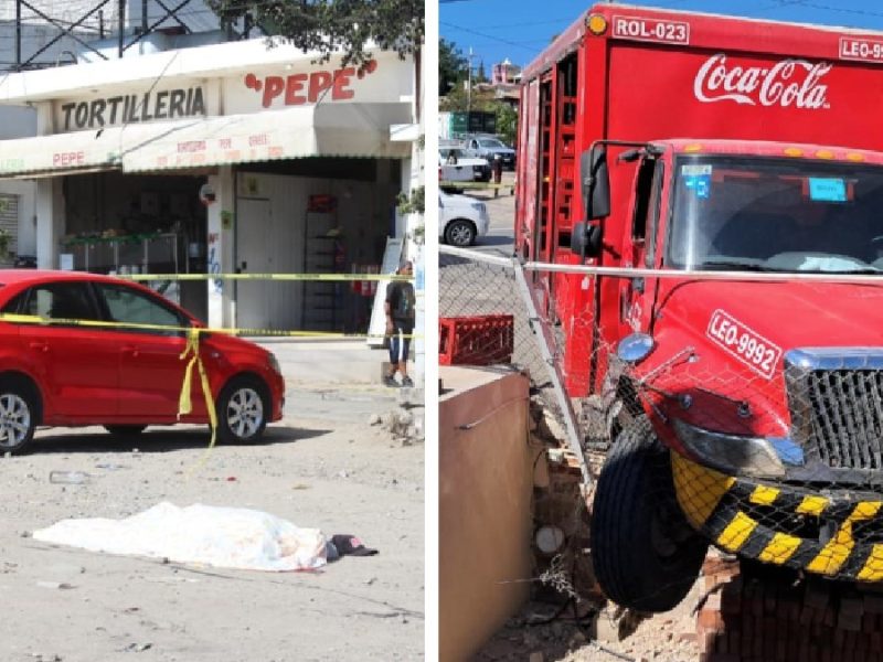Muere repartidor de Coca Cola atropellado por su camión en Los Castillos