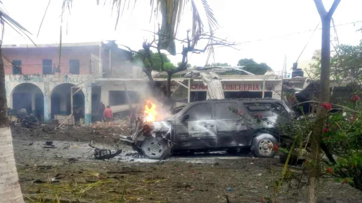 coche bomba en Michoacán