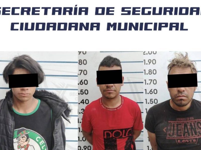 Detención en Irapuato: Caen 3 presuntos asaltantes de tiendas Oxxo en El Cortijo