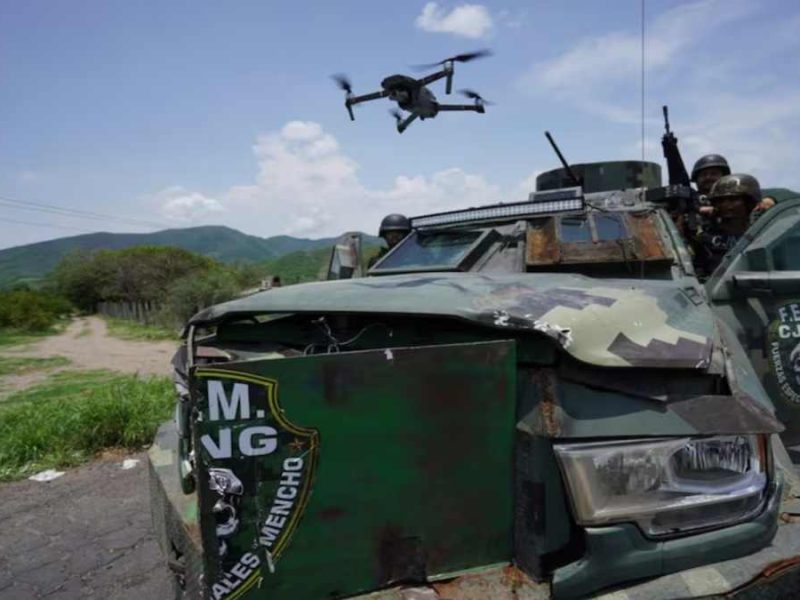 drones artillados con explosivos