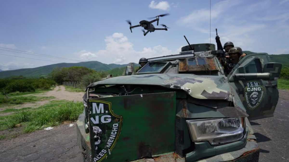 drones artillados con explosivos