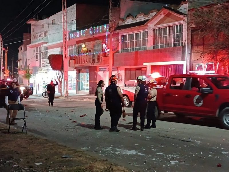 Explosión de pirotecnia