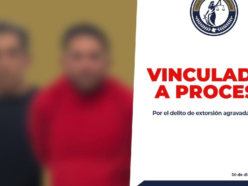 Vinculan a proceso a dos hombres por delito de extorsión en León