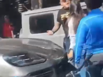 Conductor confronta a ciclistas en Domingo Peatonal de Pachuca