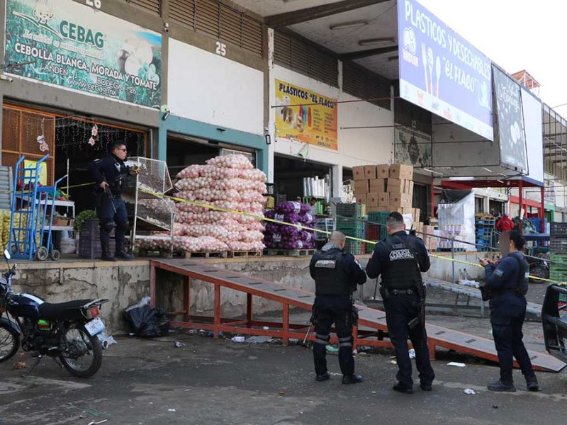 ataque en Central de Abastos nueva de Irapuato