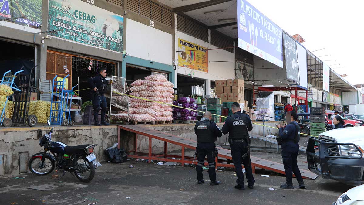 ataque en Central de Abastos nueva de Irapuato