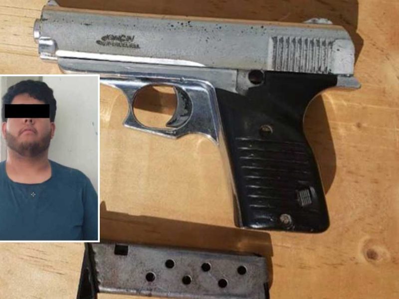 Detenido con arma de fuego en León