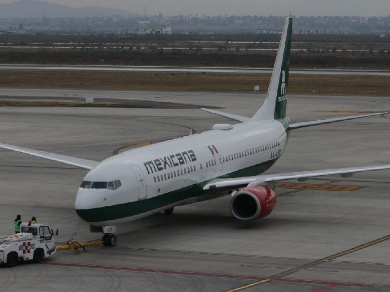 Vuela bajo Mexicana: a solo 13% de la meta