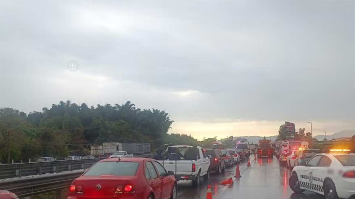 choque en la autopista Córdoba-Veracruz