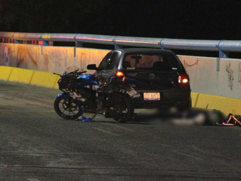 motociclista muerto en bulevar Campestre