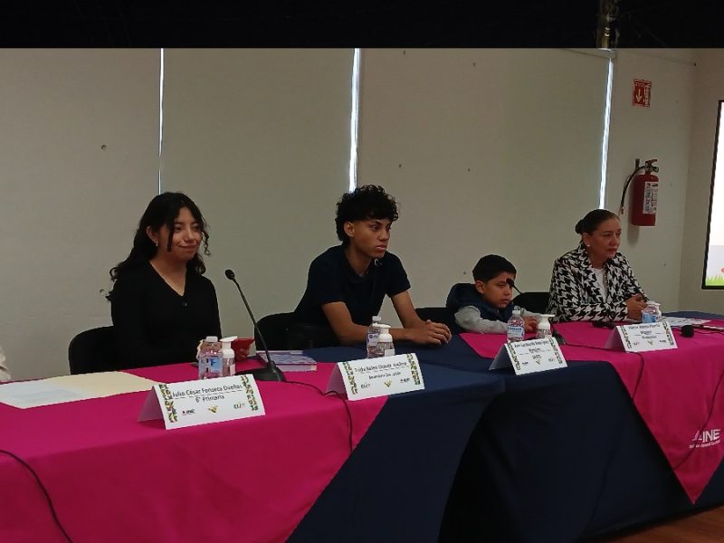 Piden cuidar el agua y a los animales en Consulta Infantil y Juvenil del INE