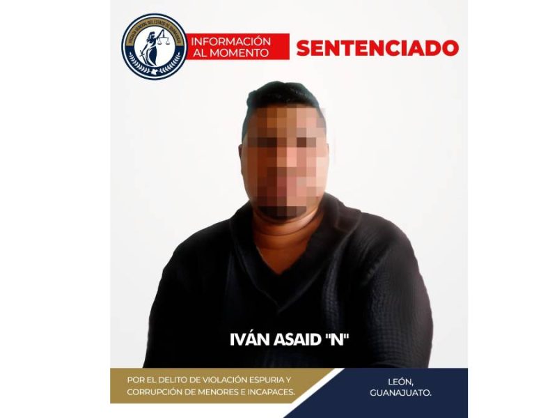 Iván Asaid es sentenciado en León por violación espuria y corrupción de menores