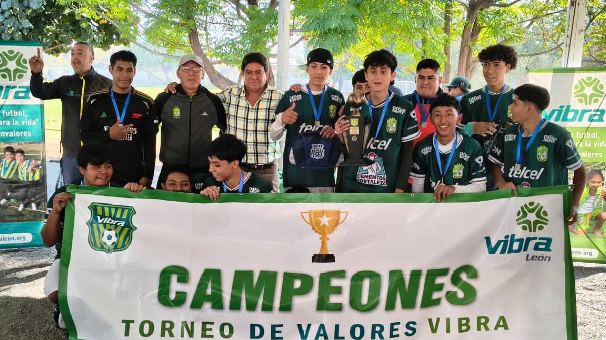 Exitosa realización del Torneo de Valores Vibra, futbol con sentido social en León - Foto: Ituriel Pérez.