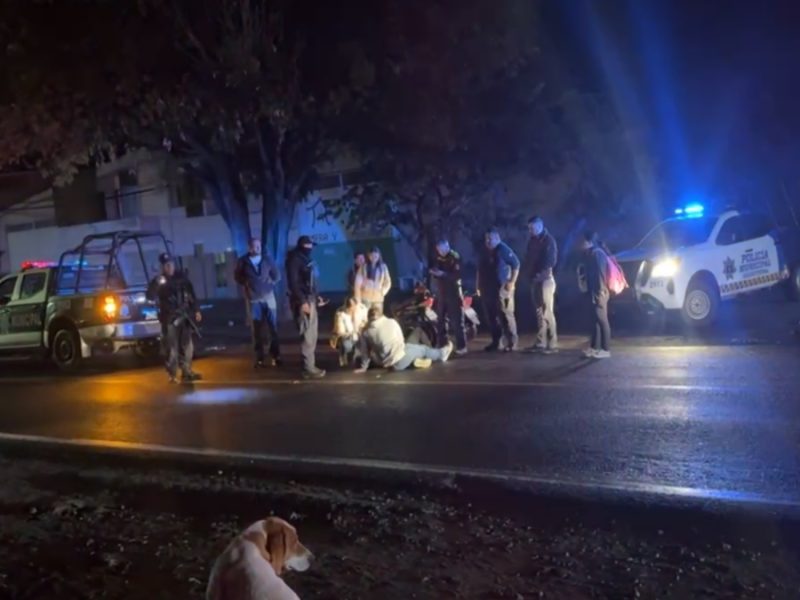 Accidentes en Salvatierra: Baches y noche de lluvia deja dos lesionados en distintos percances