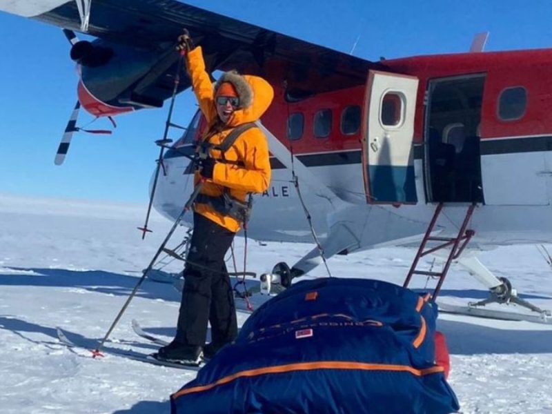 Andrea Dorantes se convierte en la primera mujer de América Latina en cruzar la Antártida