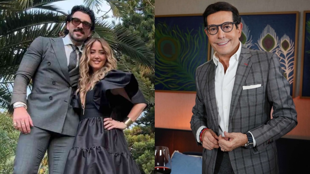 Andrea Legarreta y Luis Carlos Origel