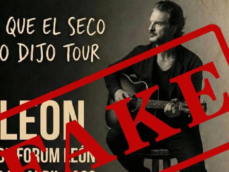Alertan a fans por falso concierto de Ricardo Arjona en Poliforum León