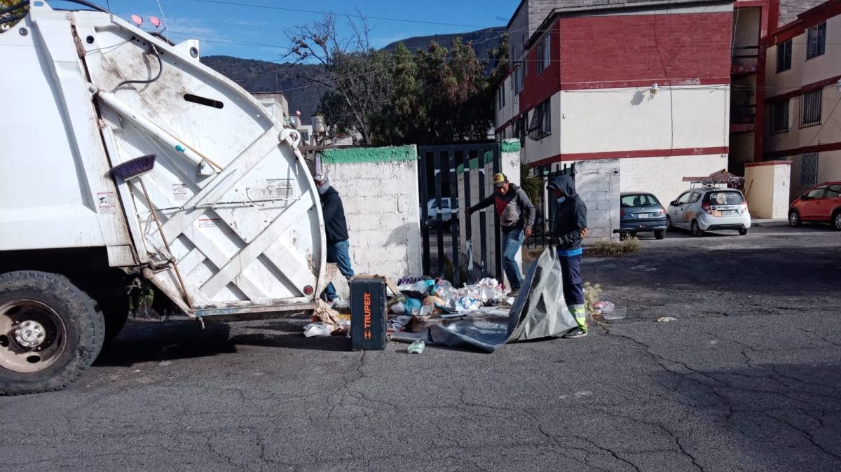 400 toneladas de basura recolectaron diario en Pachuca durante posadas ...