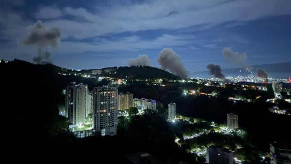 Bombardeos en Caracas