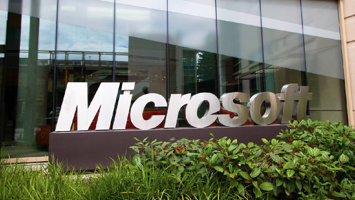 Caída acciones Microsoft