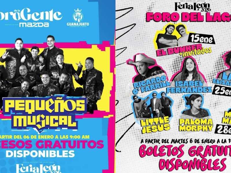 ¡Regalo de Reyes! Feria de León abre entrega de boletos gratis para Pequeños Musical y Foro del Lago