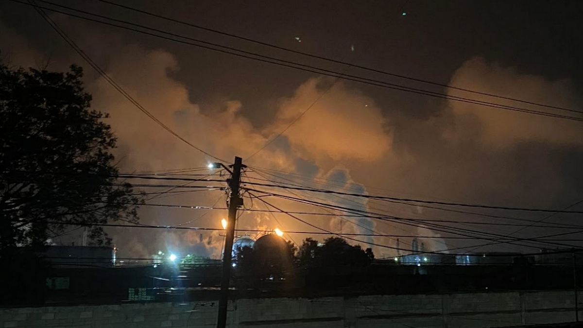 Conato de incendio en refinería Ing. Antonio M. Amor