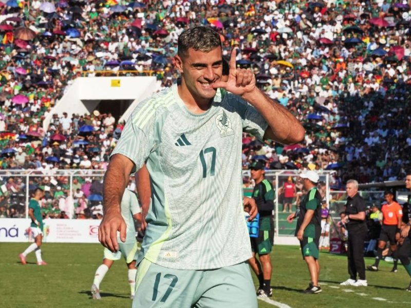 Gol de Germán Berterame y México gana 1-0 contra Bolivia 