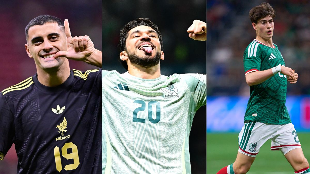 Germán Berterame, Henry Martín y Armando González. Foto: Mexsport/Especial.