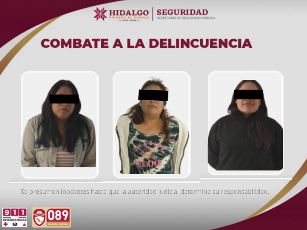 Aseguran a cinco personas con arma y droga en carretera de Acaxochitlán